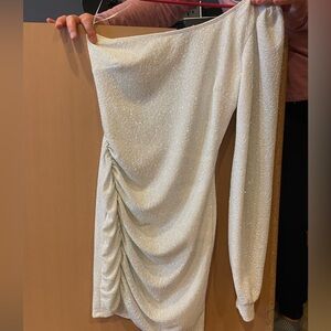 Windsor One-Shoulder White Dress